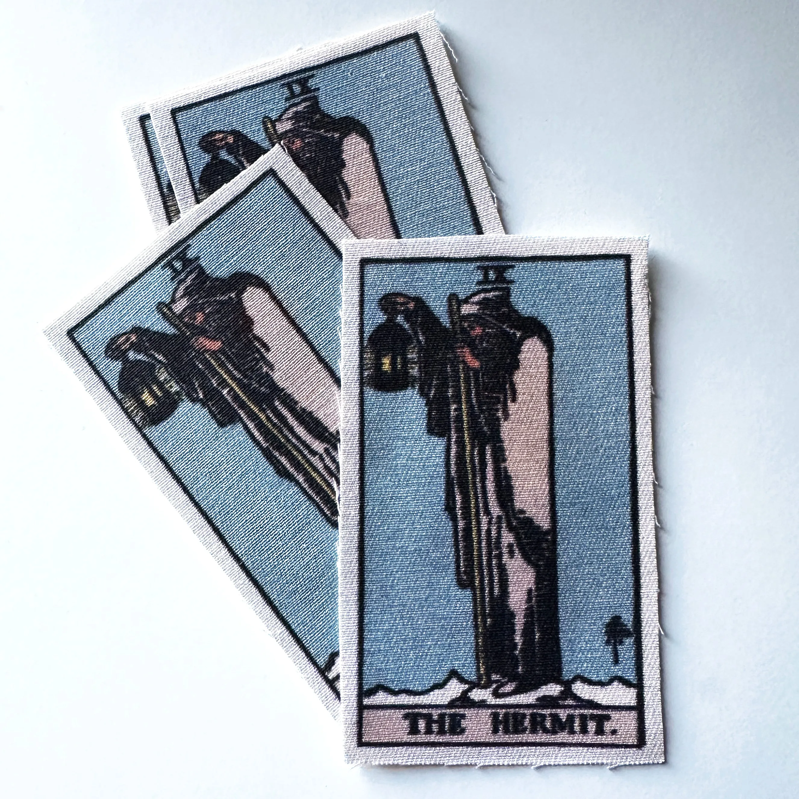 Tarot Card The Hermit Fabric Patch