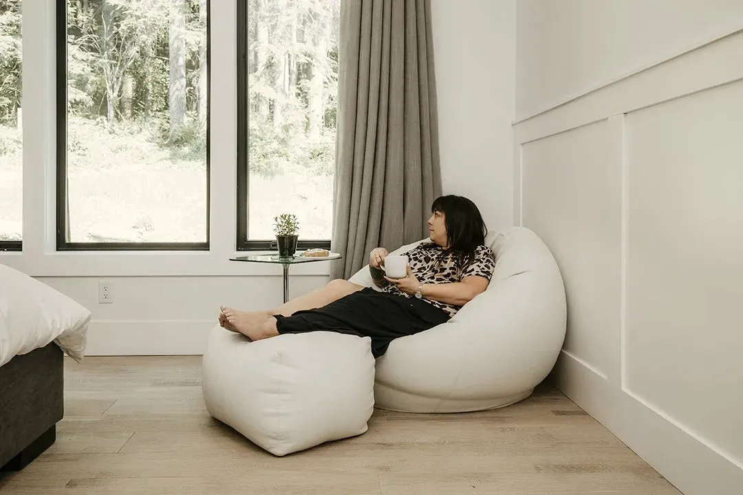 The Big Pear Leather Bean Bag Chair - Available in 5 Colours