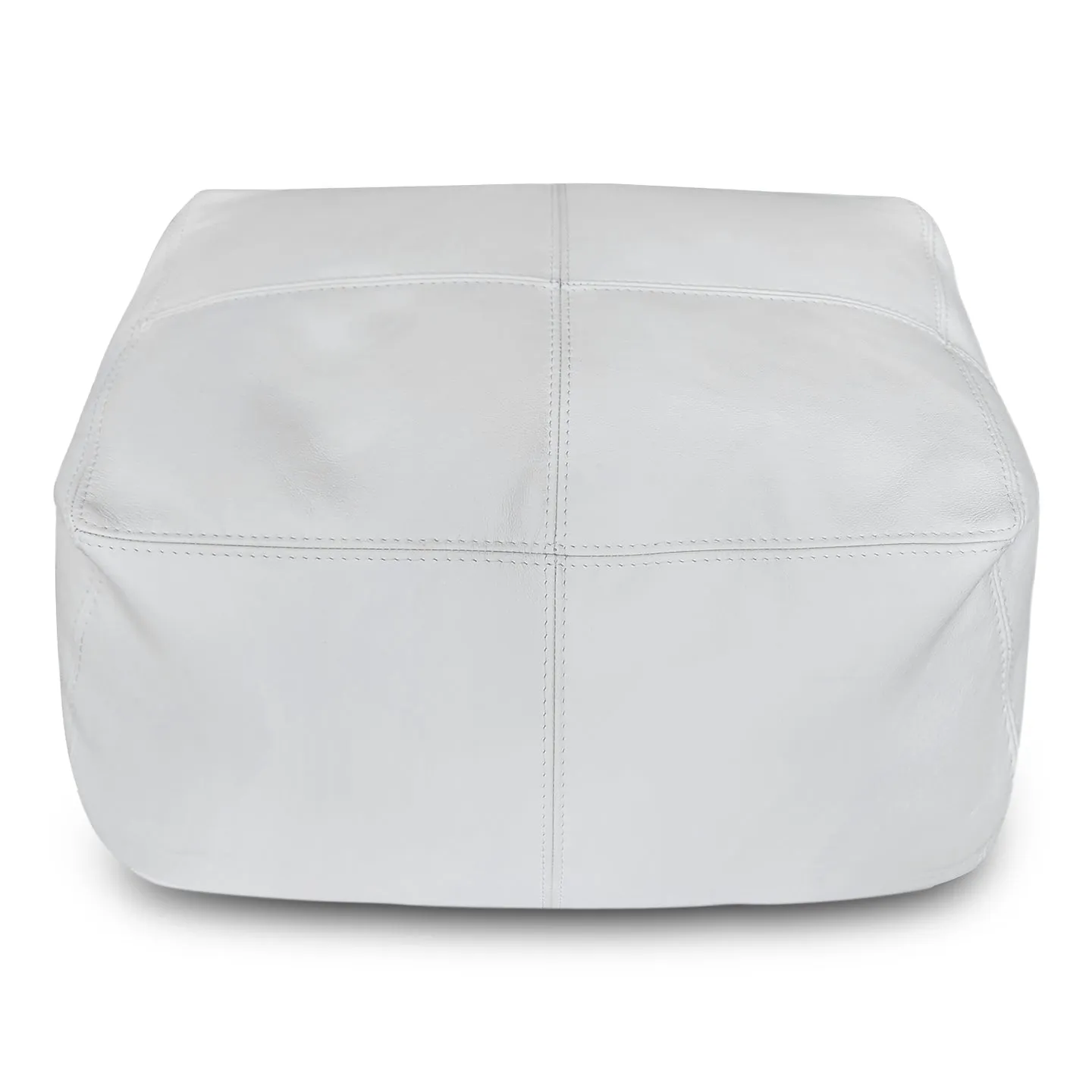 The Footsie Leather Bean Bag Ottoman - Available in 5 Colours