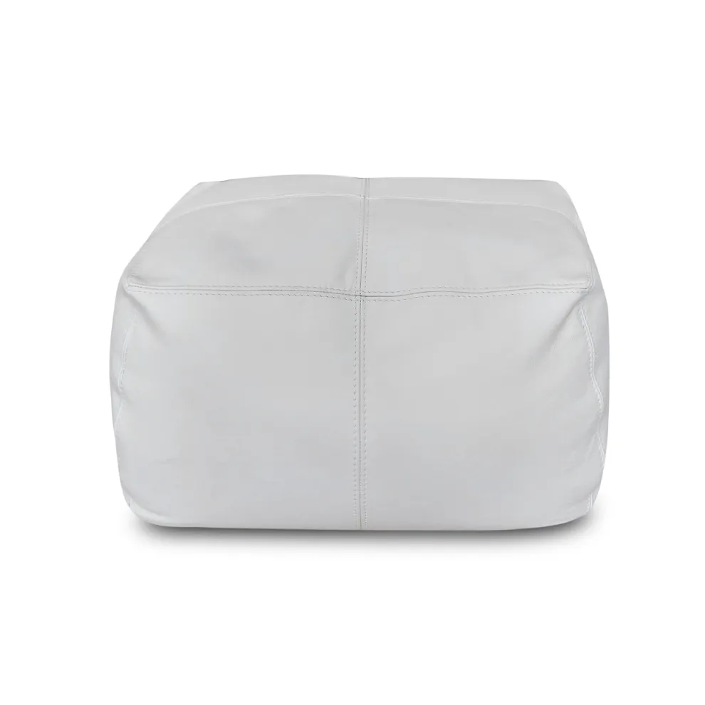 The Footsie Leather Bean Bag Ottoman - Available in 5 Colours