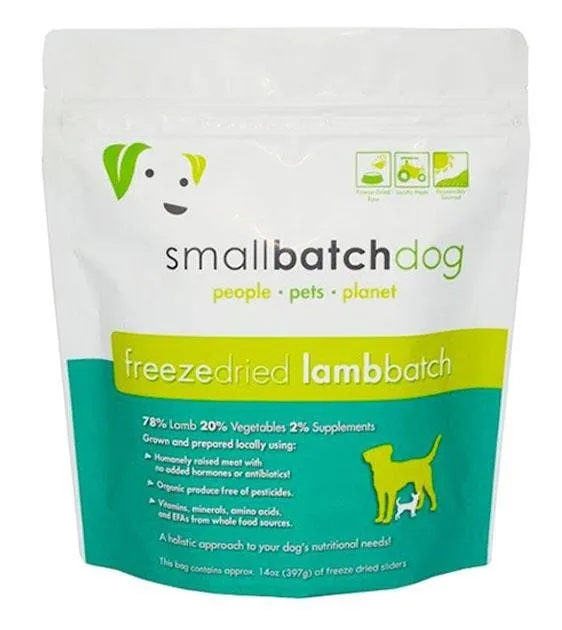 TRY & BUY: Small Batch Freeze Dried Lamb Sliders Dog Food