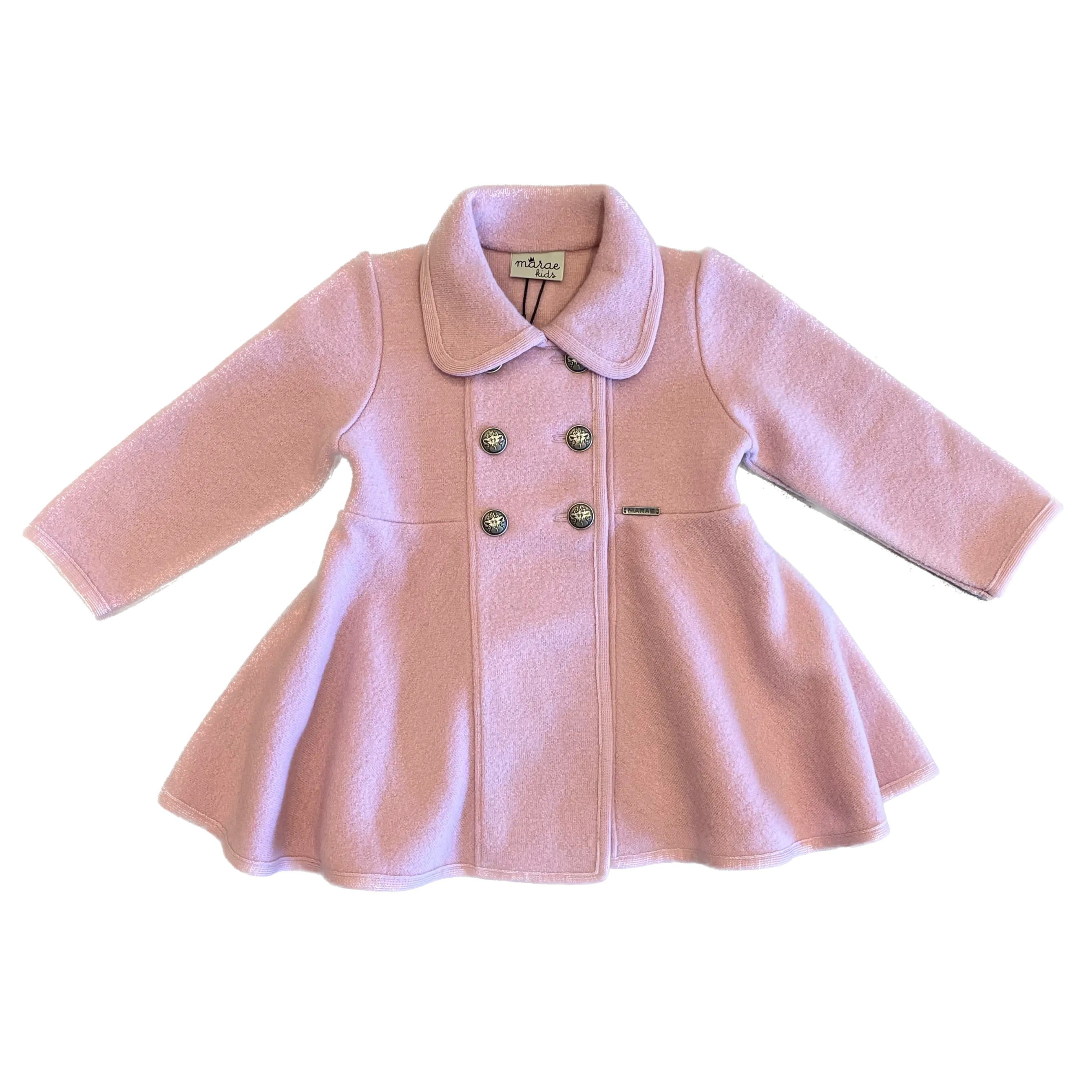 Twirl Coat - Rosa Bebe Pink