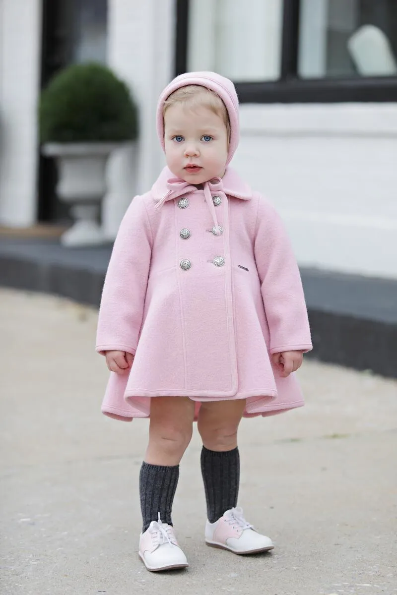 Twirl Coat - Rosa Bebe Pink