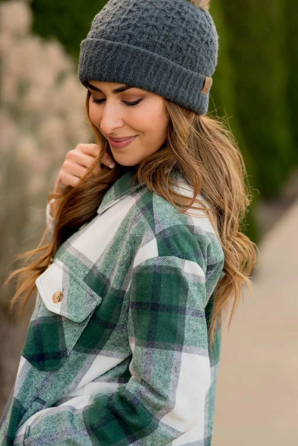 Two Pocket Large Plaid Shacket