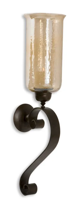 Uttermost Joselyn Bronze Candle Wall Sconce