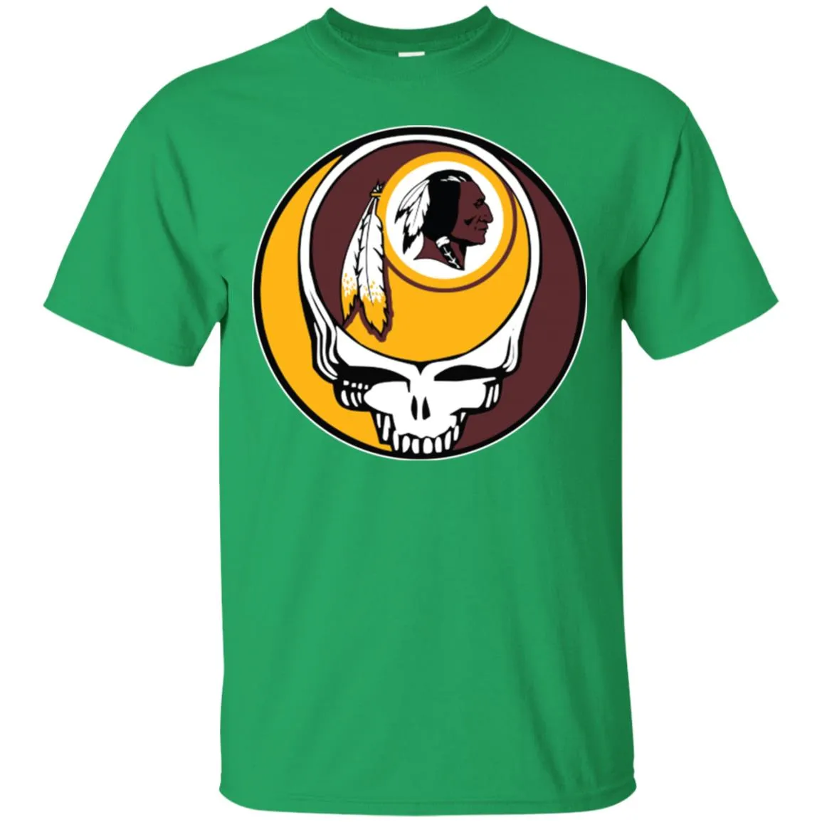 Washington Redskins Grateful Dead Steal Your Face Football Nfl Shirts