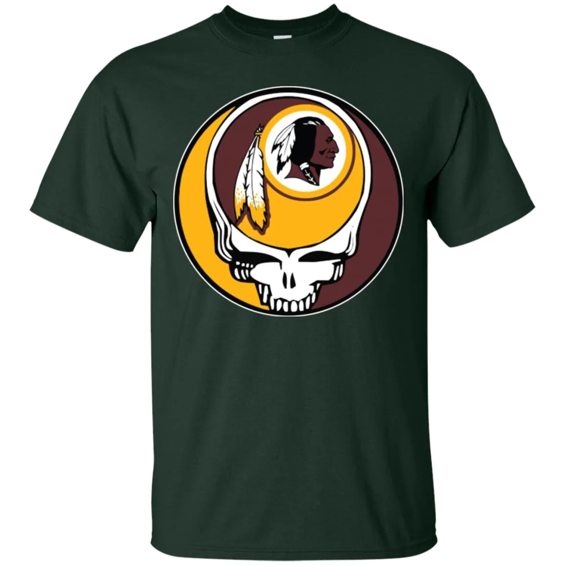 Washington Redskins Grateful Dead Steal Your Face Football Nfl Shirts