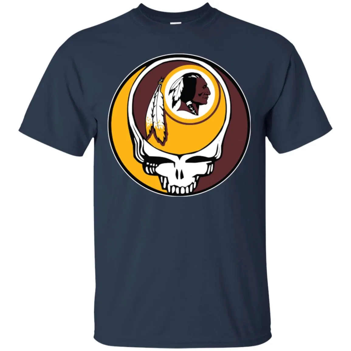 Washington Redskins Grateful Dead Steal Your Face Football Nfl Shirts