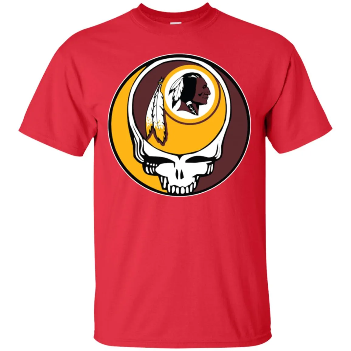 Washington Redskins Grateful Dead Steal Your Face Football Nfl Shirts