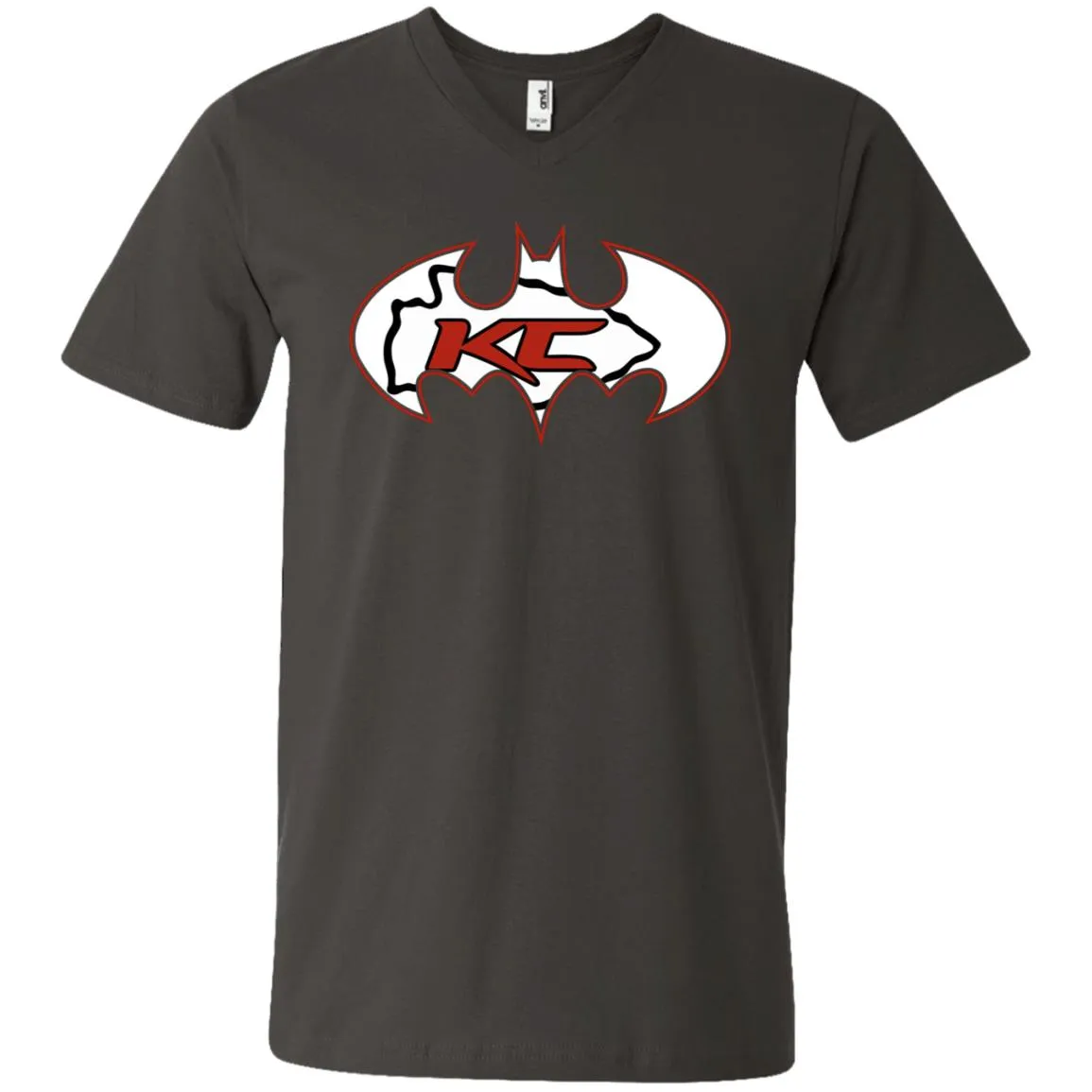 We Are The Kansas City Chiefs Batman Nfl Mashup Men V-Neck T-Shirt