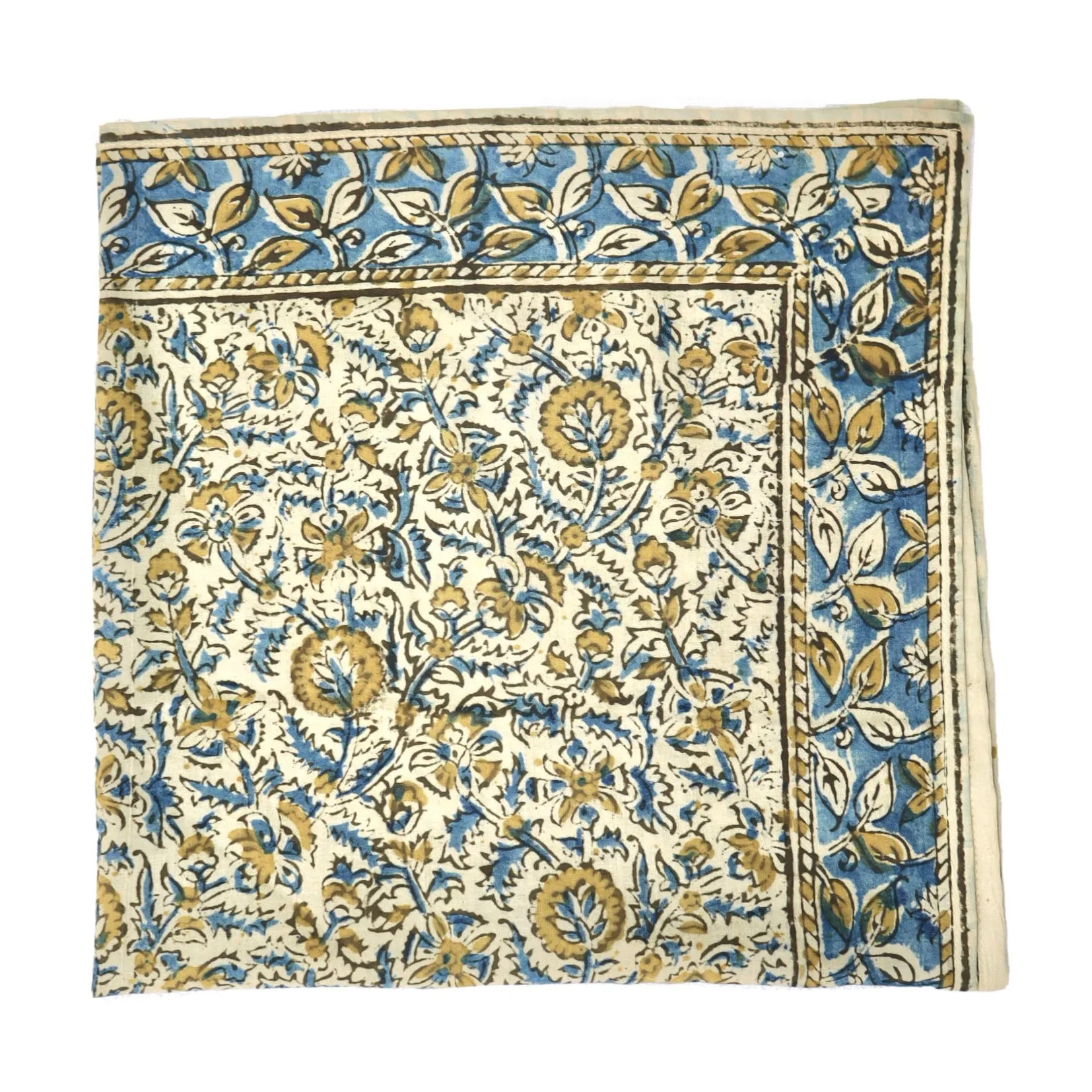 Willow Breeze - Kalamkari Cotton Bandana (KK1411)