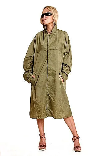 Women's French Nylon Trench Coat