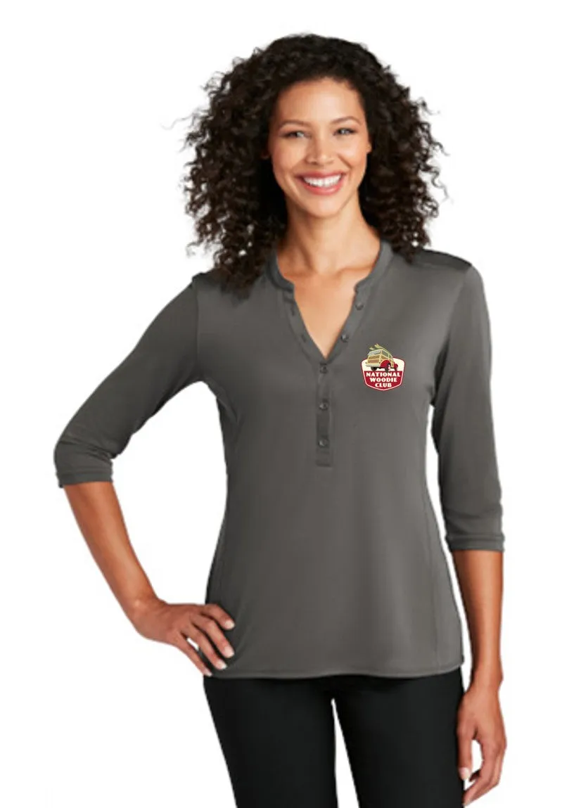 Woodie Club Ladies Henley Shirt