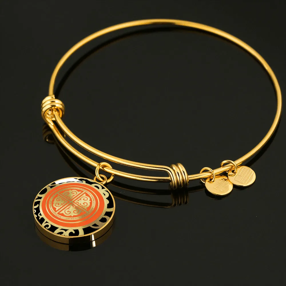 Xiaoyu PHOENIX Luxury Circle Bangle - 1P - 18K Gold Finish