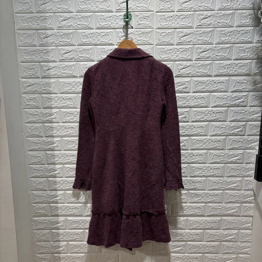 Y2K Wool Blend Sweater Coat