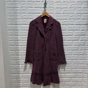 Y2K Wool Blend Sweater Coat