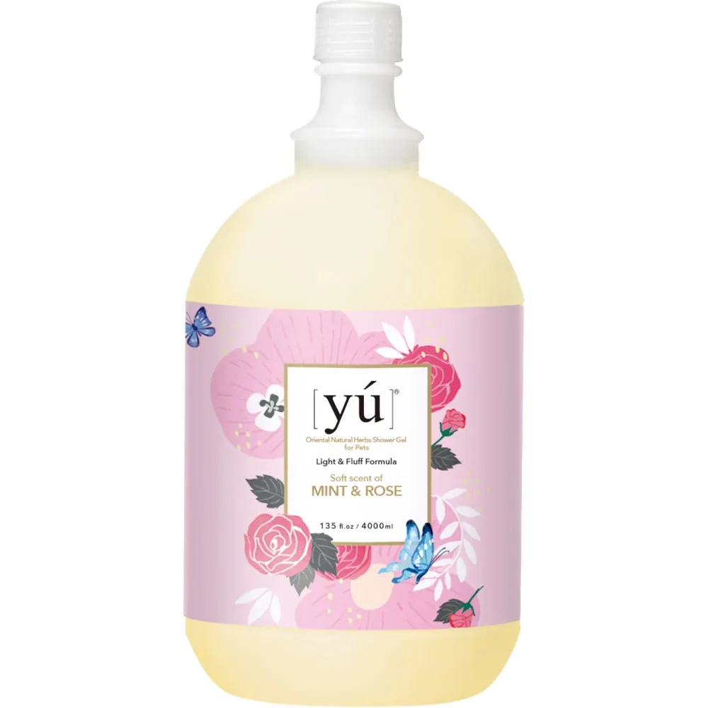 YU Light & Fluff Formula Mint & Rose Shampoo For Cats & Dogs